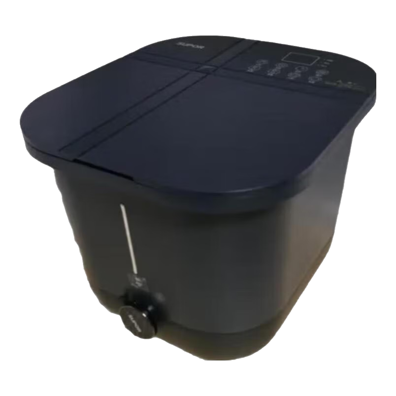 苏泊尔（SUPOR）泡脚桶洗脚盆加热自动按摩2025年新款足浴盆智能恒温熏蒸一体过小腿高深桶母亲节父亲节中秋节礼物 【蓝色加高杀菌款】UVC紫外杀菌+三档力度+全功能