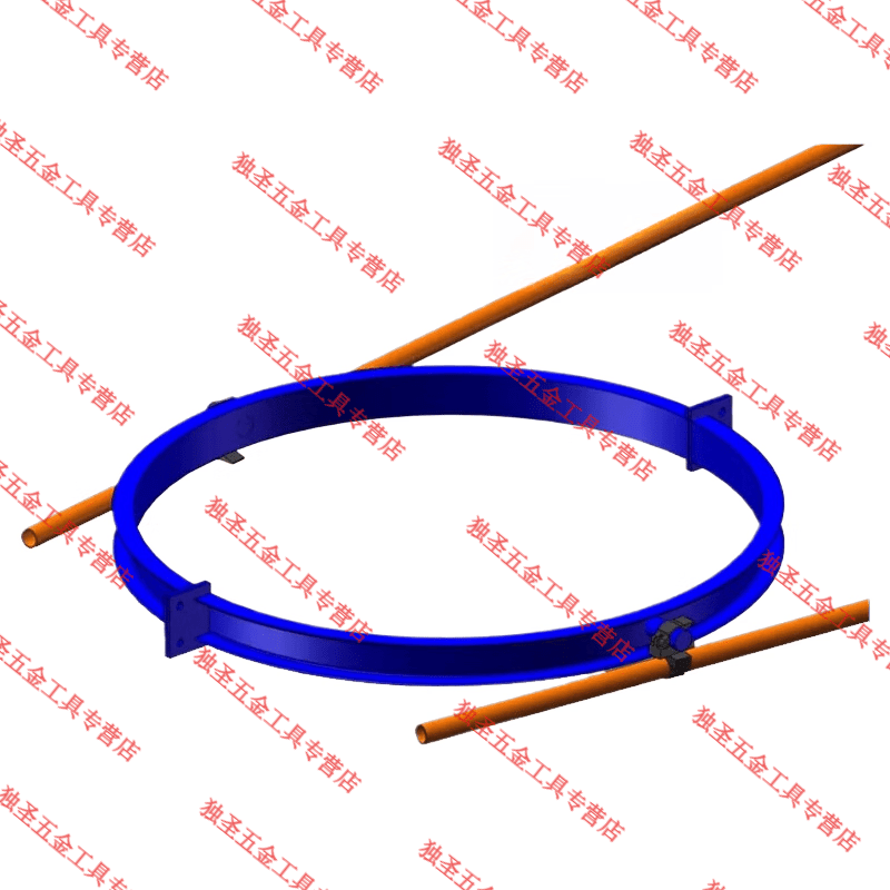 何健弓桥墩柱抱箍梯笼连墙件紧固件施工加固安全梯笼固定桥梁墩柱连接