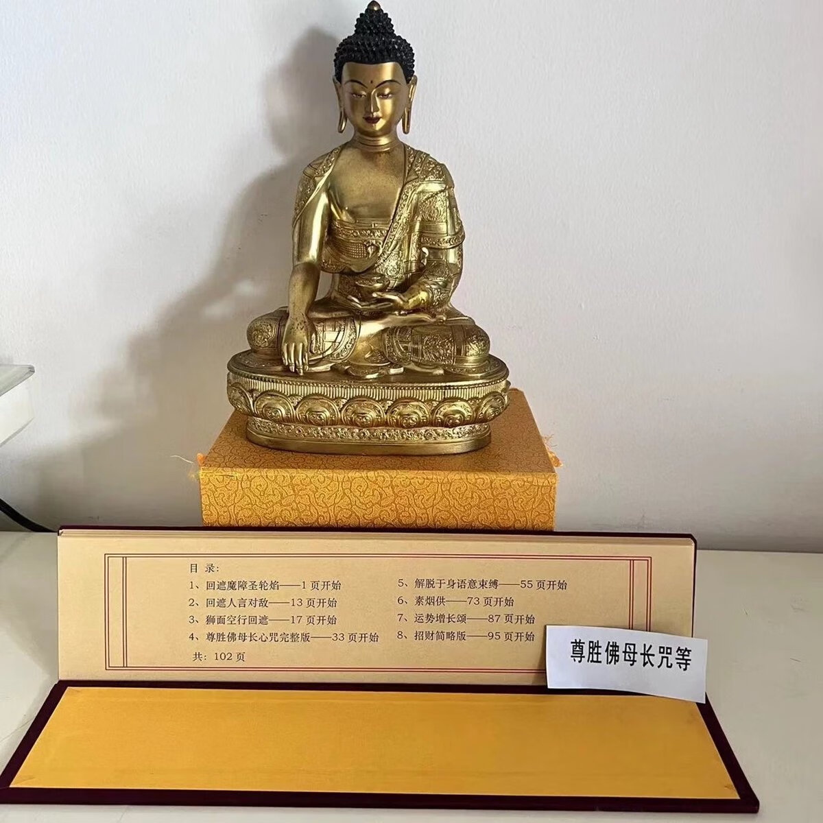 尊胜佛母等简修102页（全文藏汉对照带音译意译）