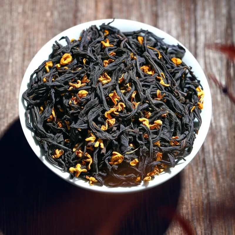 萃隐2023新茶桂花红茶正山小种野茶浓香型罐装新茶叶500g