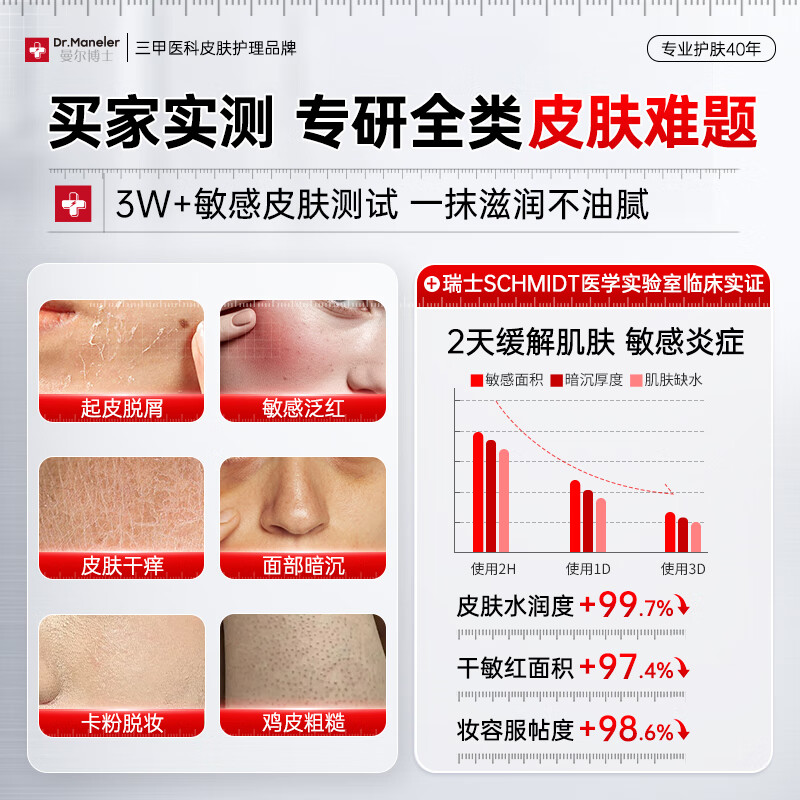 DR.MANELER 曼尔博士维生素e护肤甘油脸面部护肤补水保湿抗皱紧致化妆打底全身可用 【进口成分 高性价比】维E护肤甘油*2瓶