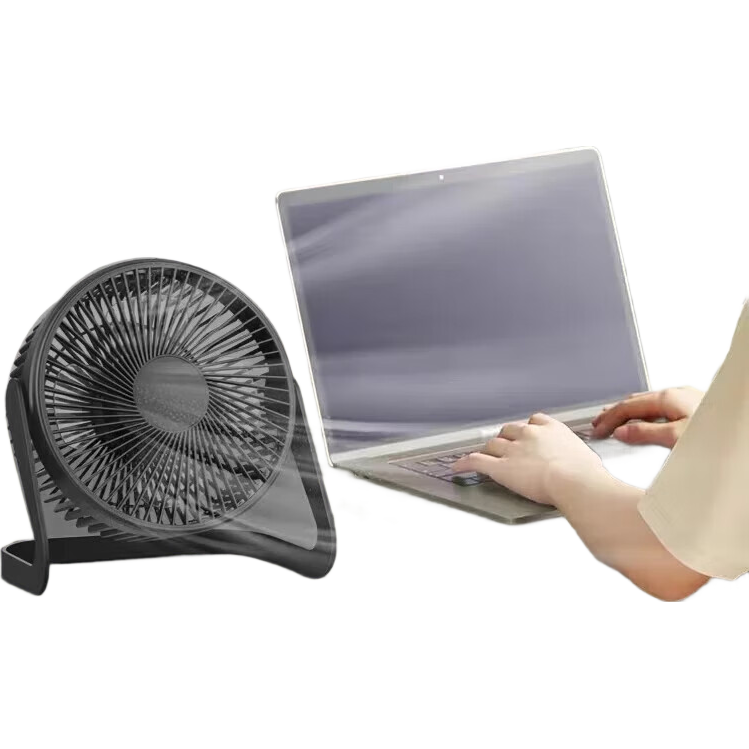 南极人电风扇家用桌面风扇USB小风扇办公室台扇迷你小电扇学生宿舍床头轻音制冷 5寸 一档风力