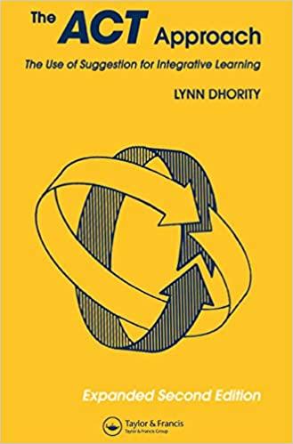 预订 act approach: the use of suggestion for intergrated