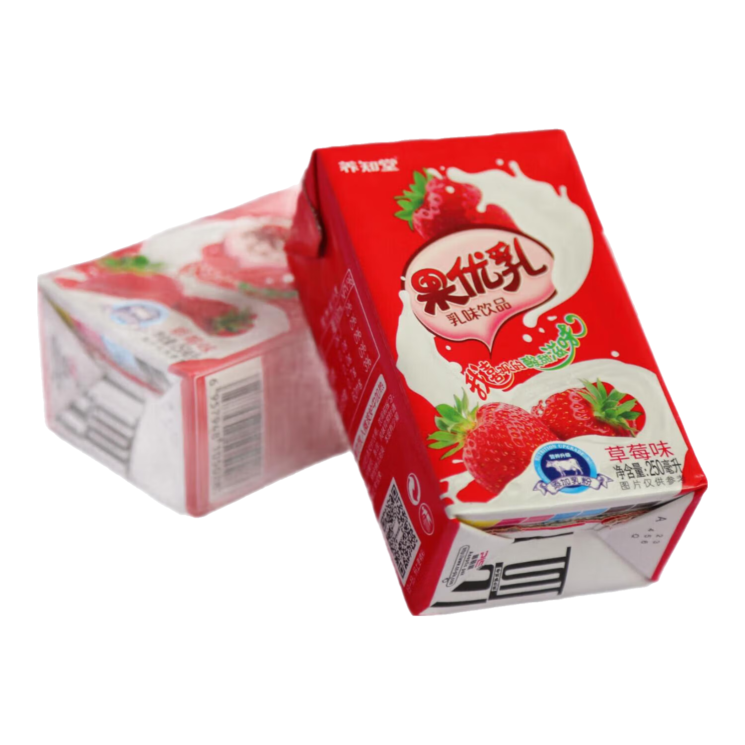 【整箱】养知堂草莓果优乳酸奶早餐奶饮品酸酸乳复合乳饮 果优乳250ml*10盒装