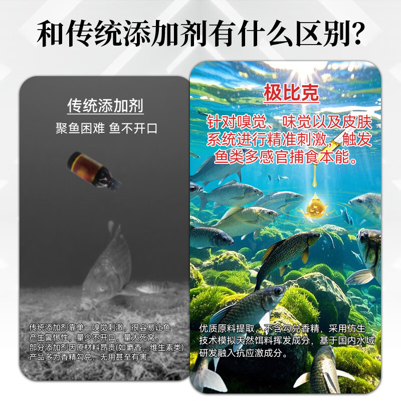 JIBIKE【冬季套装】钓鱼小药高浓度诱鱼剂鲫鱼鲤鱼 鱼饵小药野钓通杀 【全规格组合装】任选7瓶