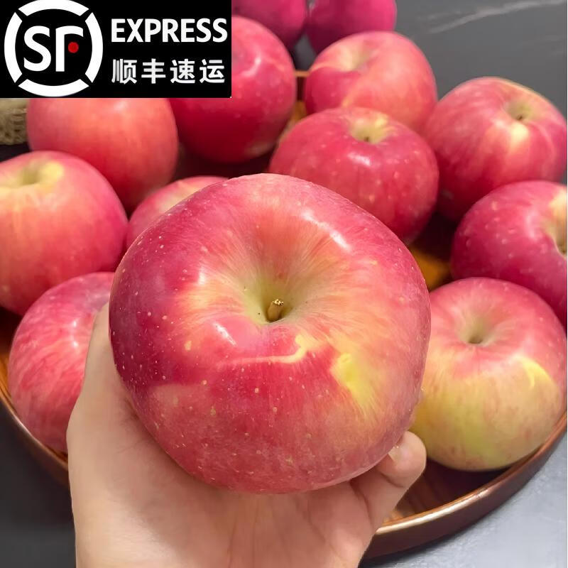 绿熊庄园正宗天然冰糖心山西丑苹果新鲜现摘脆甜多汁应季水果 送礼推荐 【15枚条红苹果高级礼盒装顺丰】漂亮果 单果85mm+