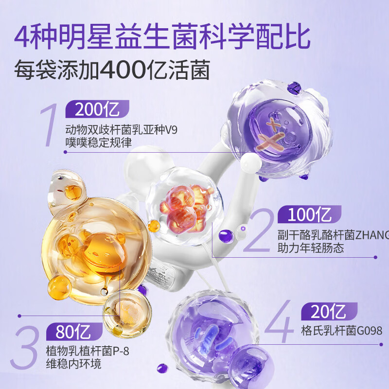 MBB科拓生物小银条益生菌粉成人肠胃肠道活性菌调菌群理益生元正品 小银条8盒