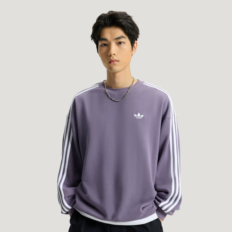 ���ڲ��������ϴ�˹��adidas����Ҷ��ϵ�� �� 3S CREW Բ������ KG3900 ������ S 319Ԫ