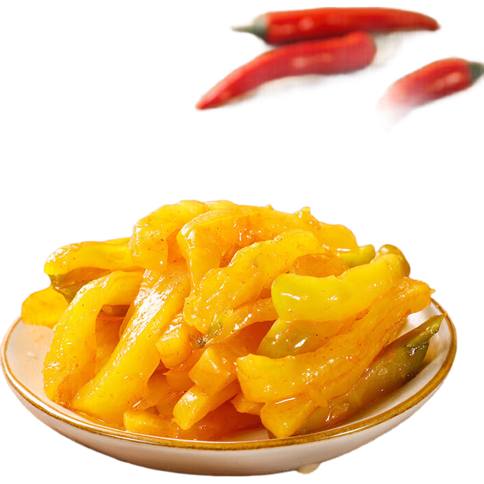 重庆榨菜特产鲜脆榨菜丝开味下饭菜配粥咸菜腌菜清淡小包50g 【2袋】榨菜丝50g
