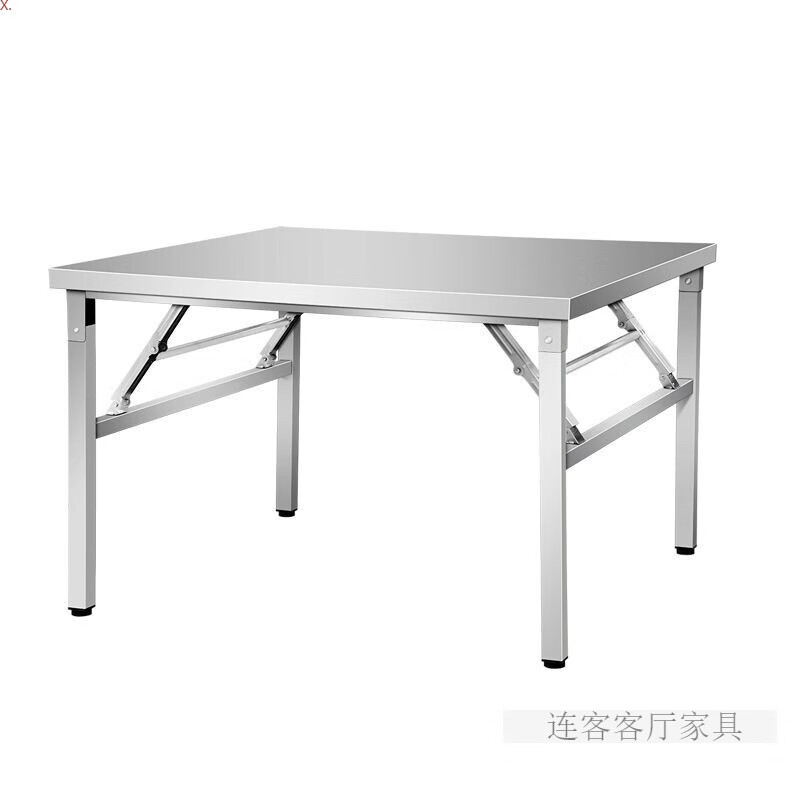 温典不锈钢折叠桌 不锈钢桌子不锈钢烧烤店折叠桌工作台摆摊家用商用