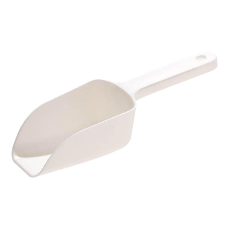 FaSoLa家用烘培PS塑料加厚冰铲厨房多用斜面冰箱冰块面粉大米铲子 冰铲 白色1个装