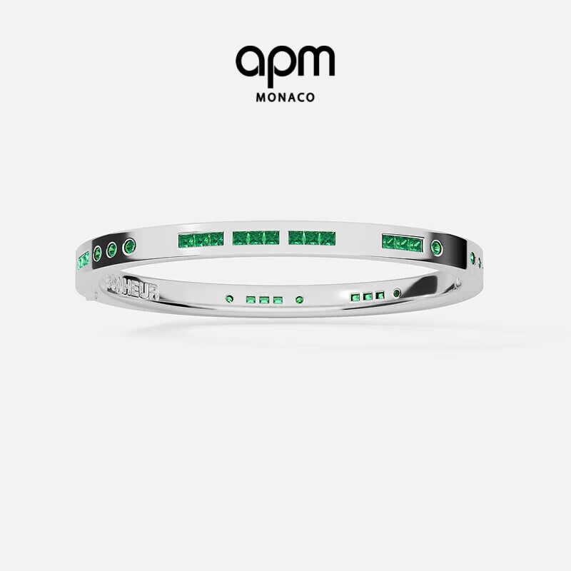 APM Monaco[新品]Bonheur摩斯密码手镯手饰经典简约礼物