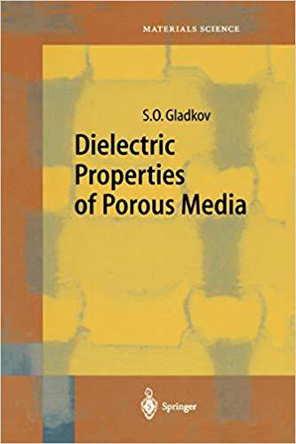 【预订】dielectric properties of porous
