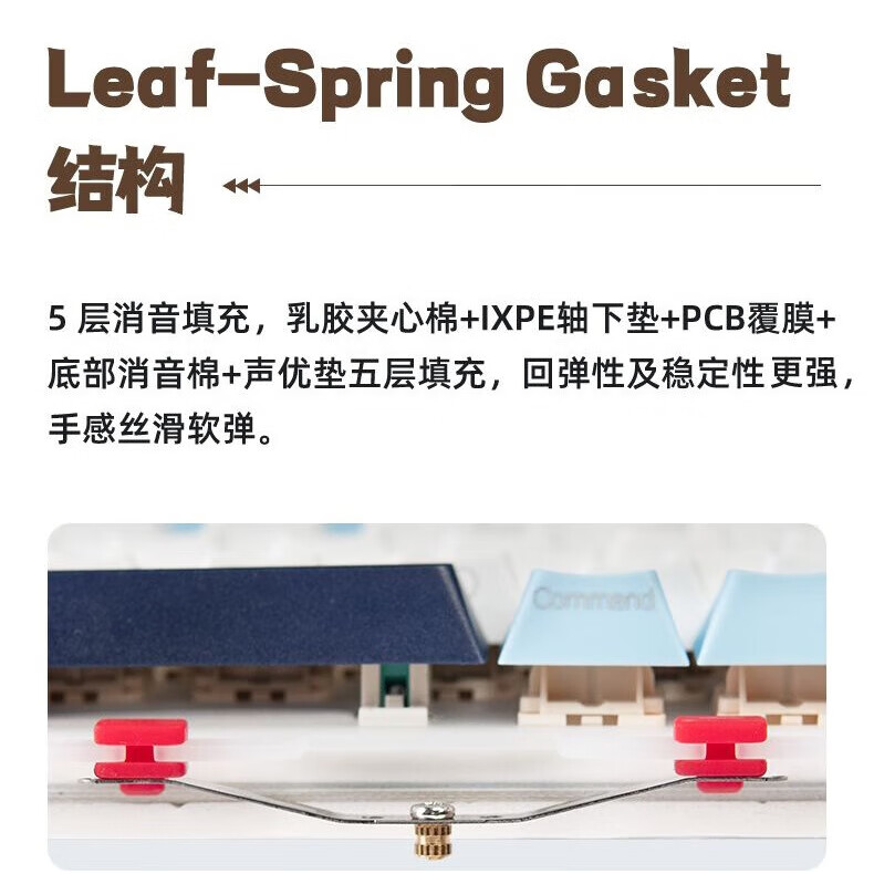 珂芝(KZZI)K98Pro无线机械键盘蓝牙有线三模游戏电竞办公键盘98键gasket客制化RGB热插拔胶坨坨麻将音 沙漠绿洲【彩虹轴】三模-游戏优选 98键