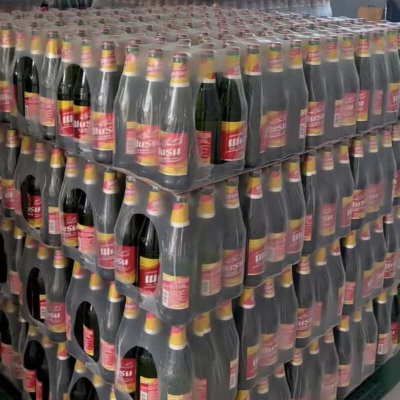 胖东来同款乌苏啤酒料酒新疆红620ml9瓶装新疆直发网红夺命大绿整 红