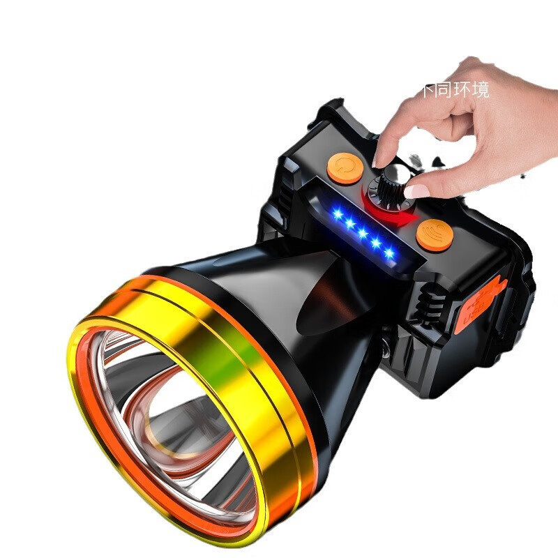 SHENYU2026新款神鱼（SHENYU）感应头灯强光超长续航可充电远射头戴式夜 可感应39800w 充电宝+电显