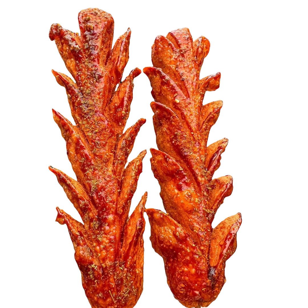 淀粉肠火腿肠路边摊同款烧烤户外野炊煎烤肠黄金脆皮香肠摆摊商用 煎烤淀粉肠50g*1根