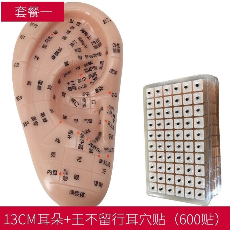 丰帆 耳穴贴王不留行籽贴耳豆贴耳穴压豆耳贴耳穴模型失眠贴 探穴笔
