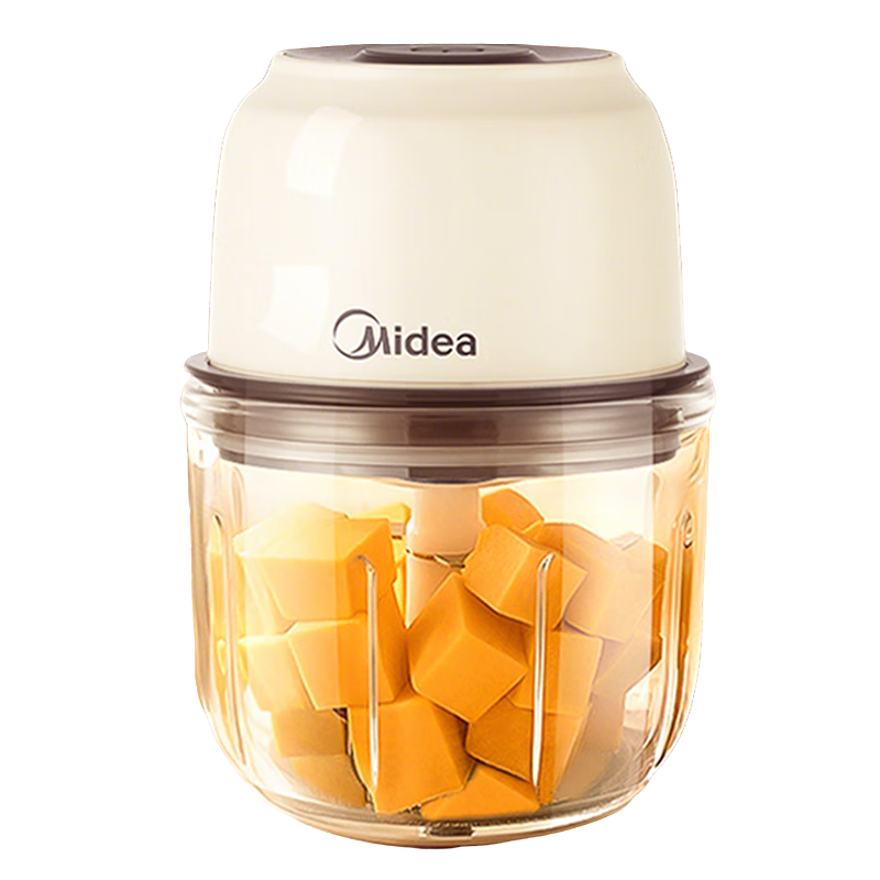 美的（Midea）辅食机婴儿家用 小型多功能打泥搅拌机宝宝料理机 绞肉机 佐料机 家用迷你蒜泥 403J3