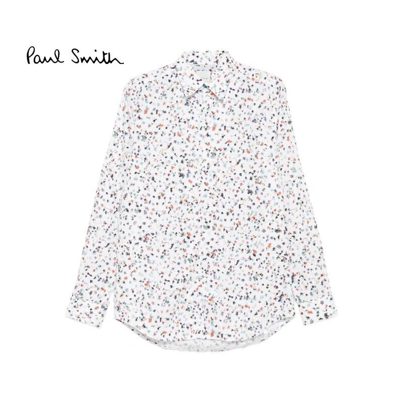 Paul Smith FW25 奢侈品 男士 印花工藝棉料襯衫 花色 20 | 15