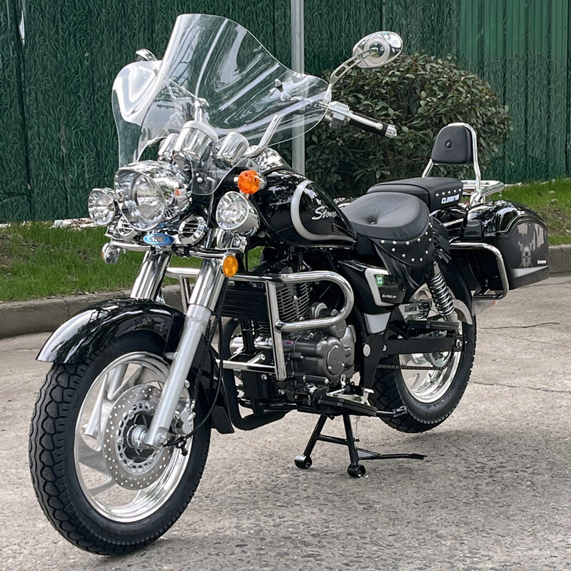 hirlee钱江风暴太子车摩托车qj150-3f复古150油冷新款免购置税整车