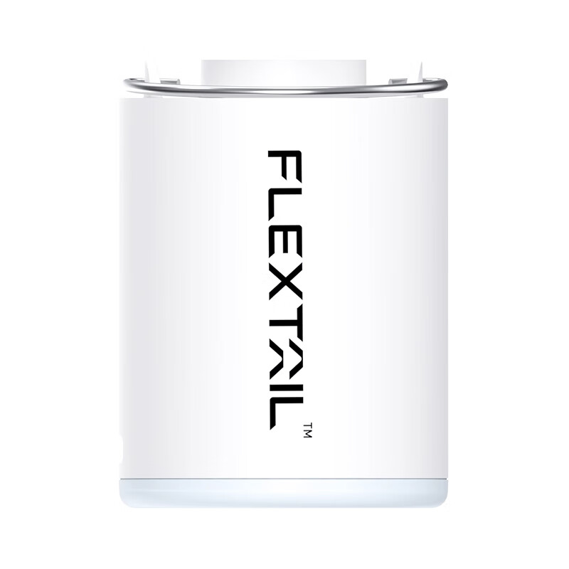 FLEXTAILGEAR鱼尾充气泵户外露营床垫便携电动抽充两用迷你打气泵轻量 65g升级续航照明光波泵/黑色