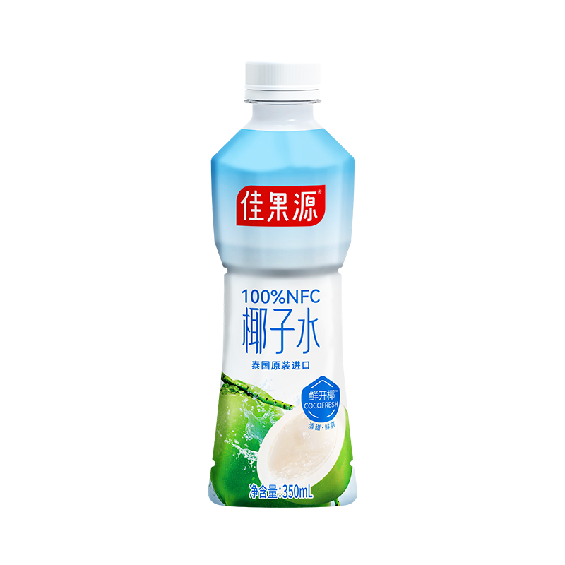 佳果源100%NFC椰子水350ml*6瓶【临期清仓】