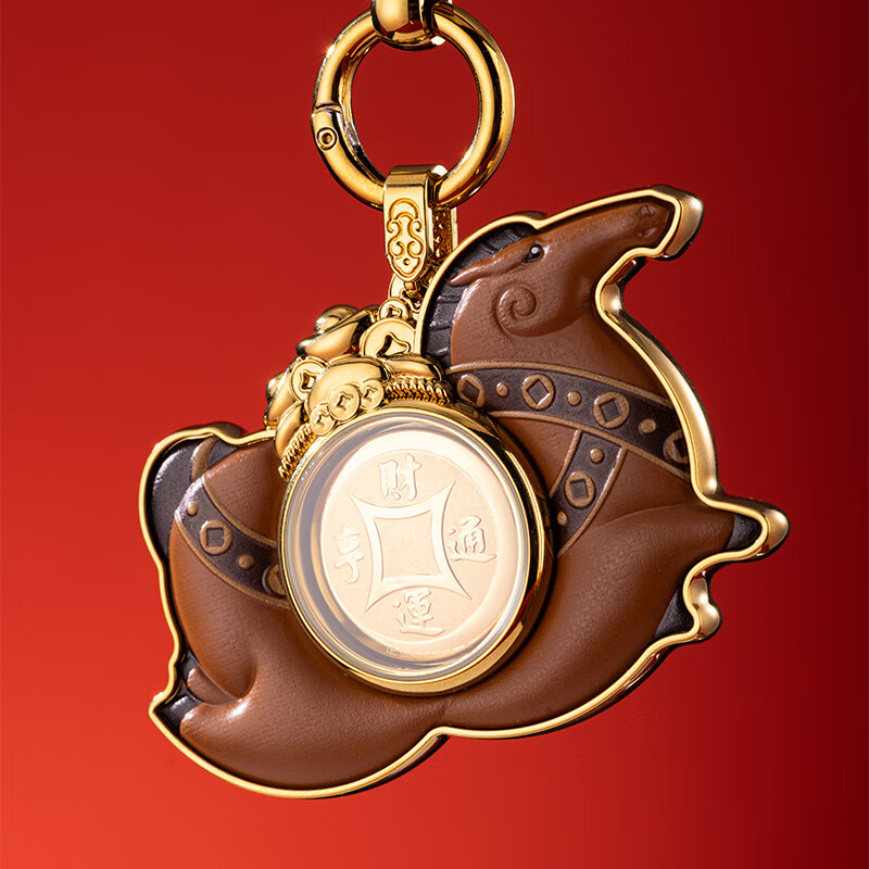 朱炳仁铜 财运马 家居铜马饰品工艺品手机装饰品挂件礼品礼物 财运马