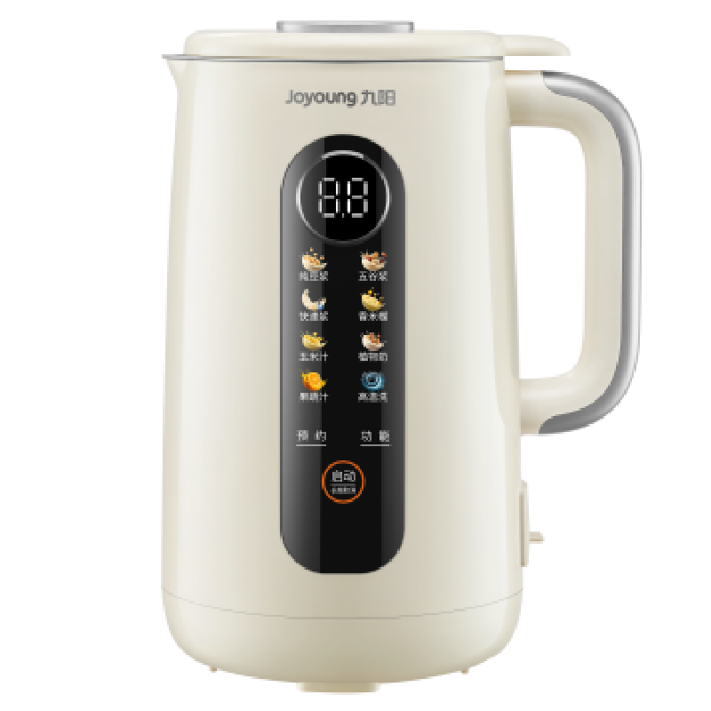 九阳（Joyoung）新款家用破壁机1.2L五谷杂粮免滤巴氏杀菌预约自清洗1-3人全自动316L医用级不锈钢内胆豆浆机D780