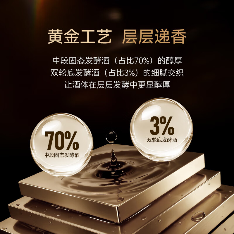 光良【新品抢鲜】窖中C位 纯粮食 42度浓香型光瓶白酒 超高性价比 42%vol 500mL 6瓶 整箱装