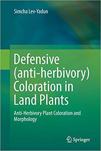 【预订】defensive (anti-herbivory) coloration in