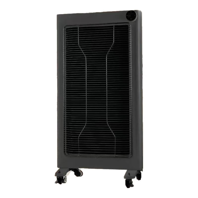 掘雪人奥西町石墨烯取暖器智能家用速热恒温电热静音全屋大面积节能省电 石墨色 遥控机械防烫款30-60平方