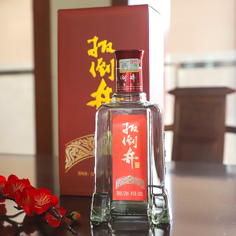 扳倒井白酒 52度井韵 纯粮食酿造浓香型礼盒包装白酒 自饮送礼口粮白酒 52度 500mL 6瓶 整箱装