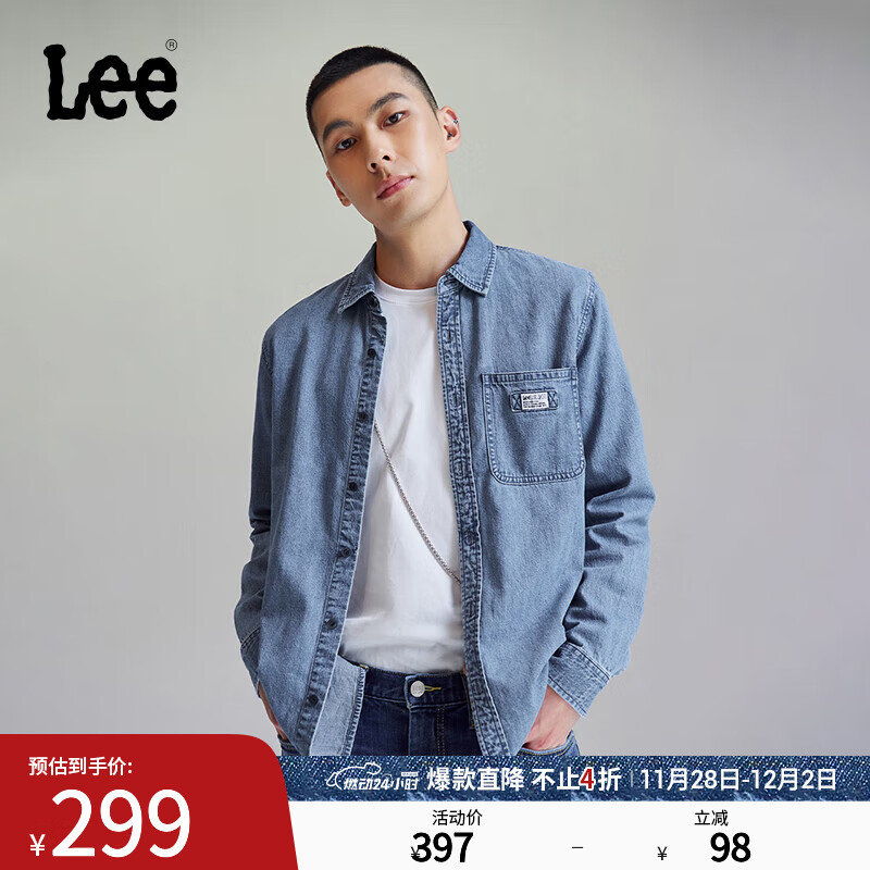 Lee׼淭쾭乤װʿţгճгLMT009 ǳɫ XL