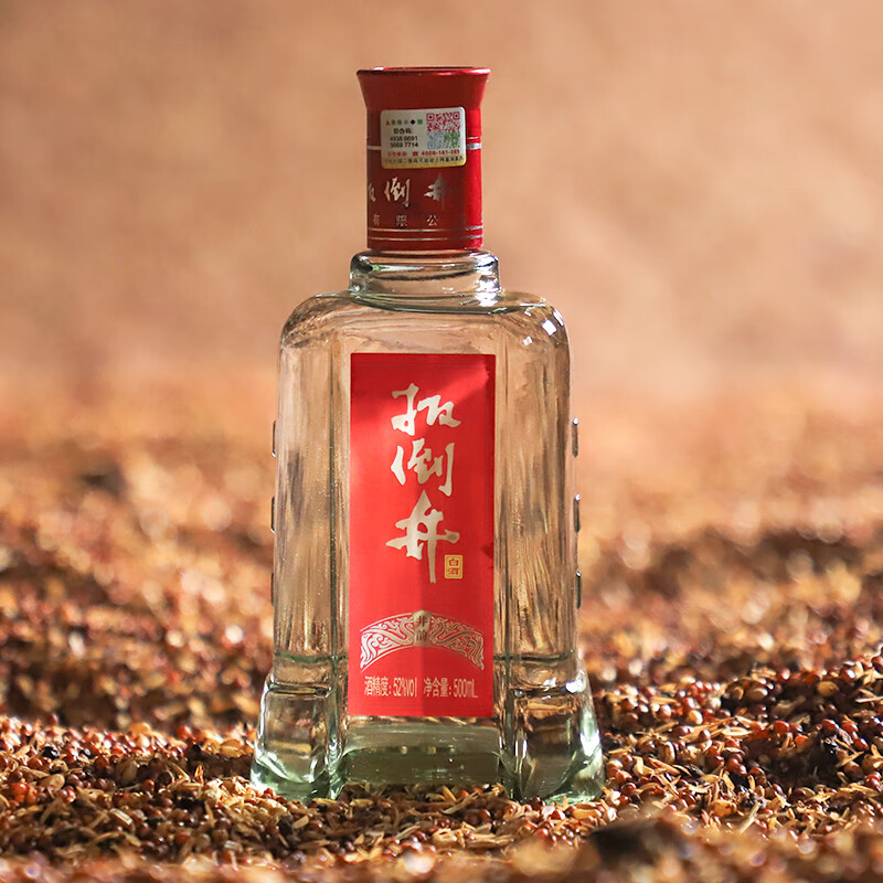 扳倒井白酒 52度井韵 纯粮食酿造浓香型礼盒包装白酒 自饮送礼口粮白酒 52度 500mL 6瓶 整箱装