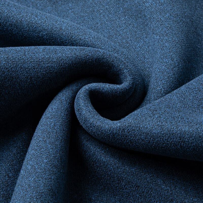 罗蒙加绒加厚假两件针织衫男士毛衣秋冬款中青年长袖含羊毛厚款打底衫 7Z111605蓝灰 2XL 185（适合155-175斤）