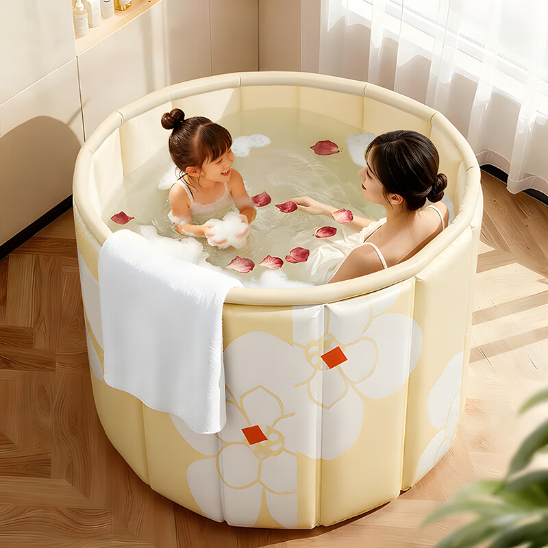 妙馨思泡澡桶成人可折叠浴缸洗澡桶家用婴儿童游泳桶浴桶坐浴盆沐浴神器