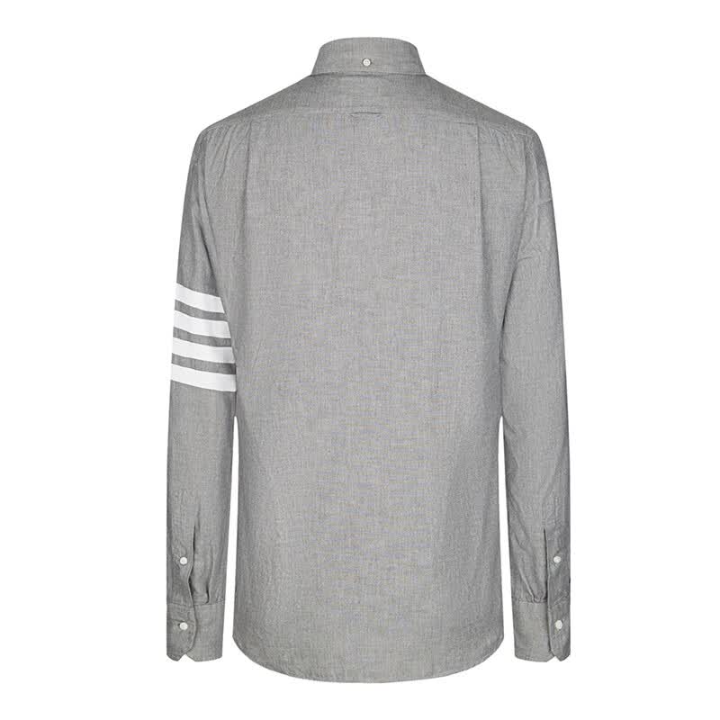 Thom Browne 汤姆布朗（）男士灰色棉质长袖衬衫Mwl272e 00111 035 2 In