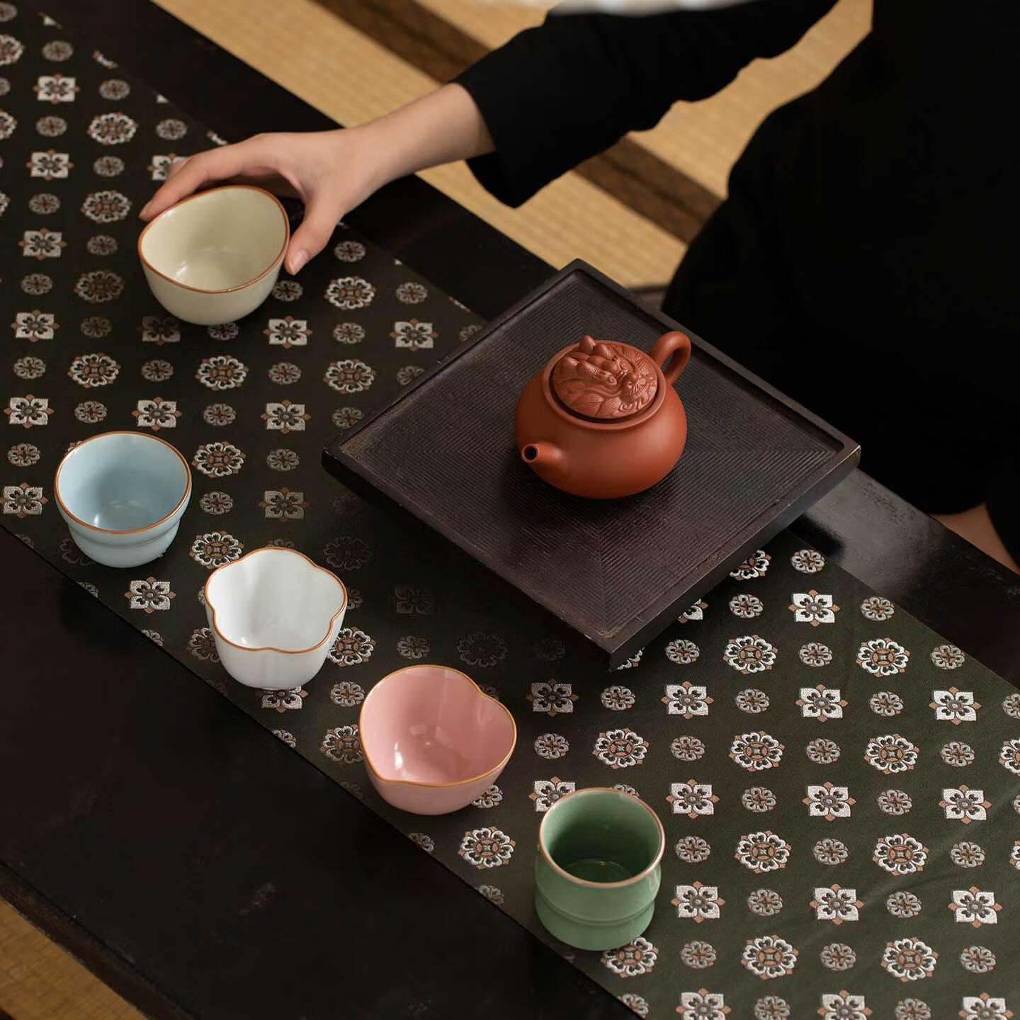 上新了文创 故宫紫禁五运茶具套组 茶杯礼盒装主人杯文创生日礼物送领导长辈 紫砂壶套装