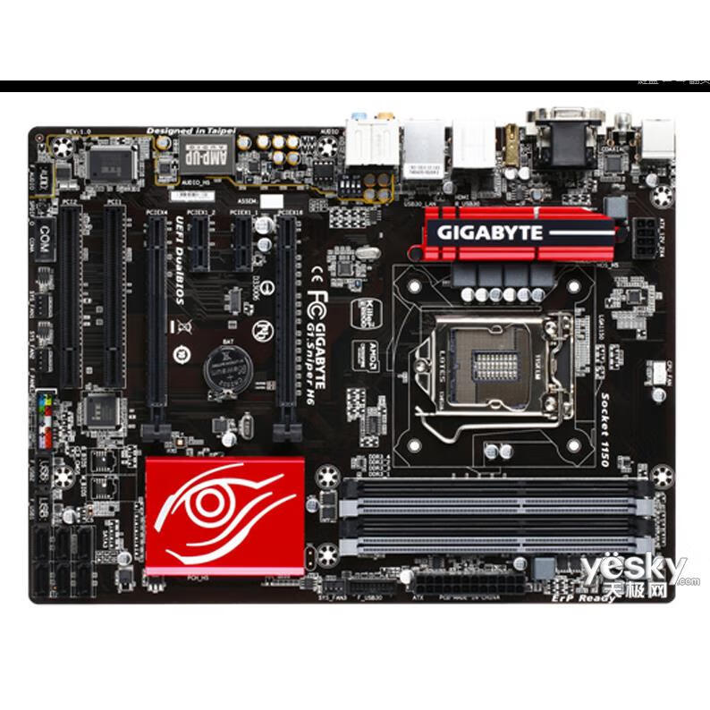 技嘉G1.Sniper H6 B6 Z97-HD3 1150针豪华大板B85主板 军绿色G1.Sniper H6