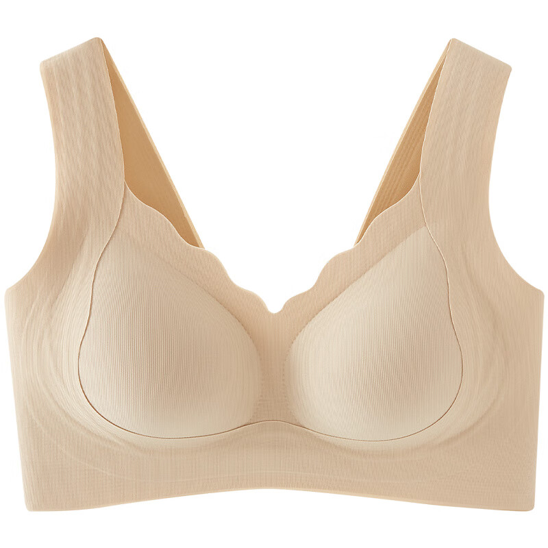 古今(GUJIN)内衣女10A级抑菌收副乳提拉防下垂聚拢女士文胸罩无痕无钢圈薄款 白色 (侧收副乳) XL 【推荐体重120-140斤】