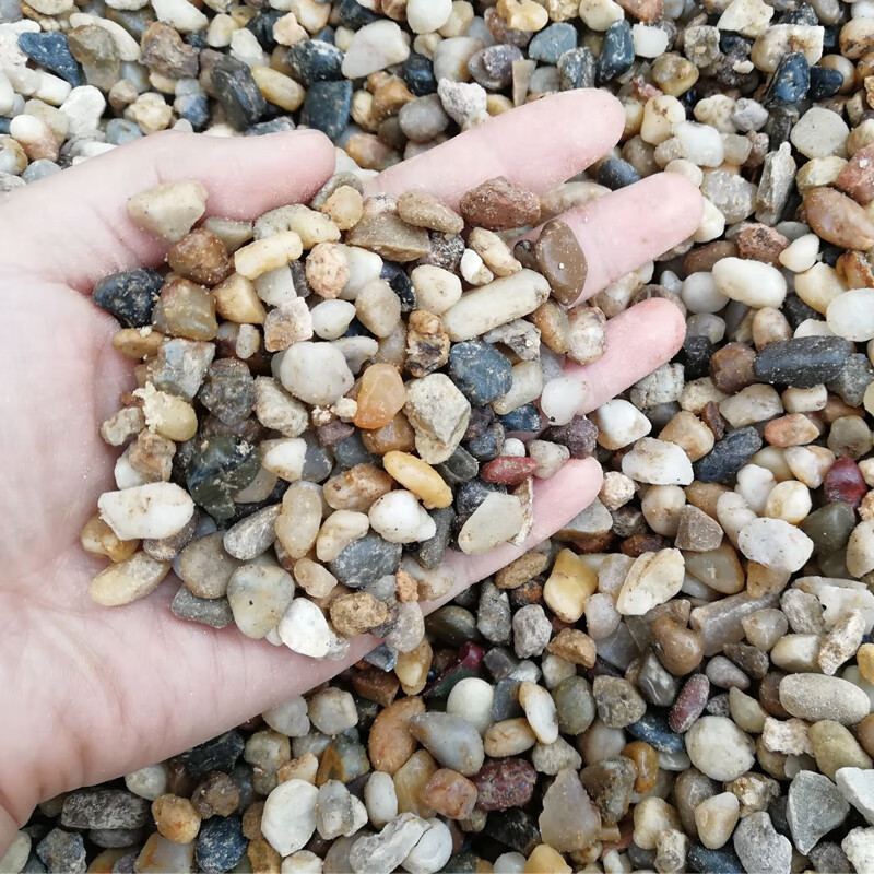 扑哩扑剌鹅卵石石头家装铺路地暖豆石找平回填小石子滤料水 0.4-0.