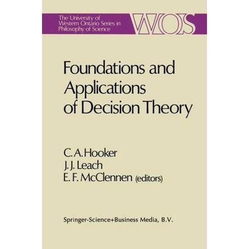 预订 Foundations and Applications of Decision Theory