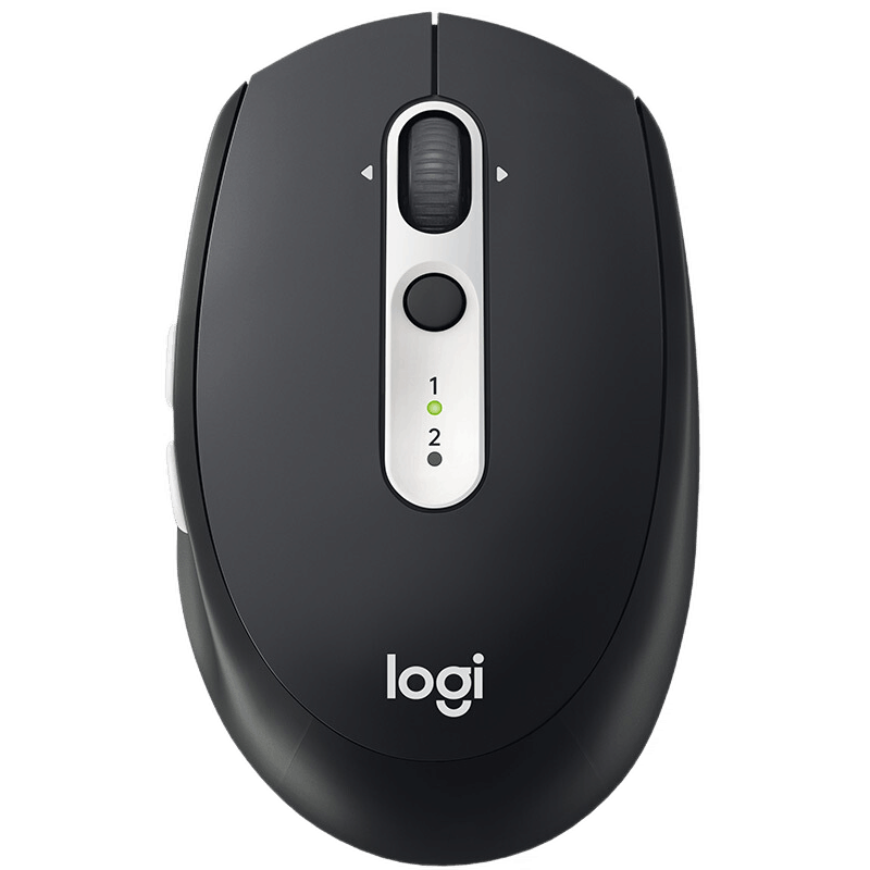 罗技（Logitech） M585 多设备无线鼠标 家用办公双模式鼠标 蓝牙鼠标 蓝牙、优联 石墨黑