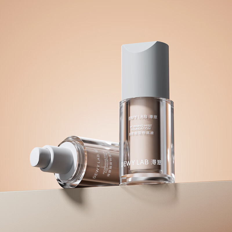 淂意超贴瓶晨雾粉底液得意遮瑕控油持妆持久油皮新年礼物生日送女友 【控油版】晨雾粉底液30ml NU00象牙白