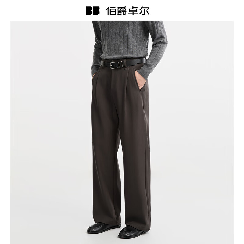 伯爵卓尔 垂感通勤直筒休闲裤 月夜黑 常规款 已失效 99.95元 下单 - 86线报