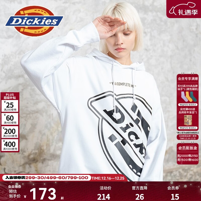 Dickies ���� ��Ůͬ�� ��ñ��ů LOGOӡ�� DK008873 ��ɫ M 107Ԫ(����ȯ)
