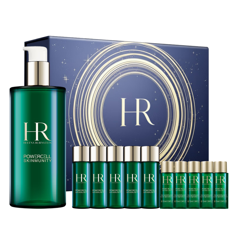 赫莲娜HR绿宝瓶新肌水400ml精华水保湿护肤品化妆品礼盒圣诞礼物送女友