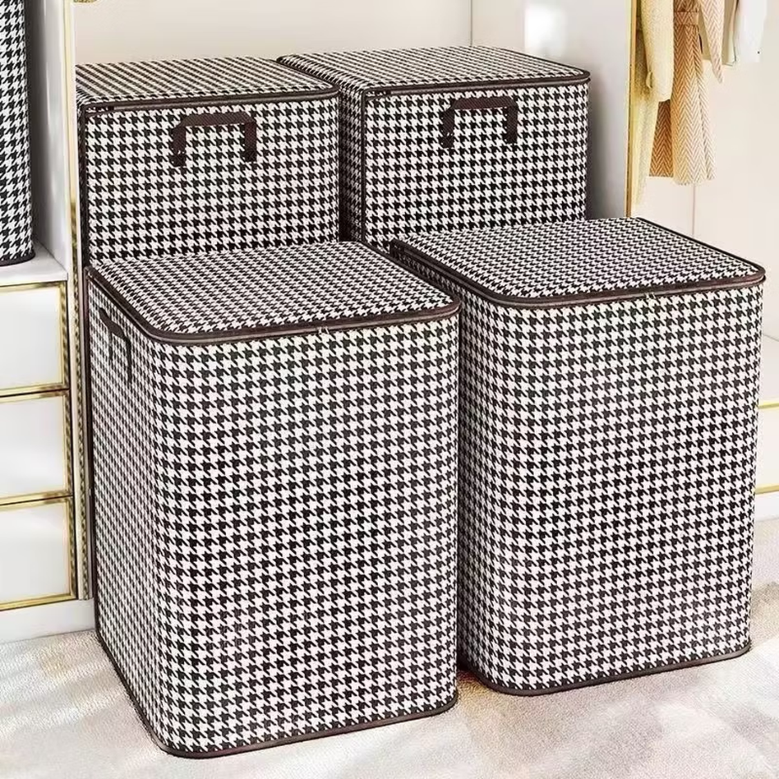 被子收纳袋子搬家大容量打包袋衣服棉被防潮防霉衣物整理箱储物袋 两个