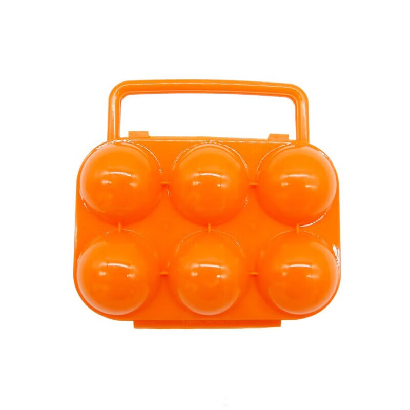 【工厂直供】户外6格防震鸡蛋盒手提便携式鸡蛋托全新家用PP材质 鸡蛋保护壳 4格【1个装】